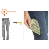 Blugi (jeans) moto femei Ixon model Billie LS culoare: albastru (stonewash) (Cordura® Denim) - Slim Fit - clasa AA