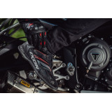 Ghete moto Roadster barbati All Season Ixon model Bull 2 WP ULTRA MS culoare: negru/antracit/rosu (100% waterproof)