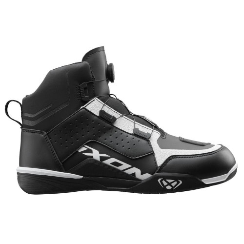 Ghete moto Urban/Roadster barbati All Season Ixon model Vyper WP MS culoare: negru/alb (100% waterproof) 2