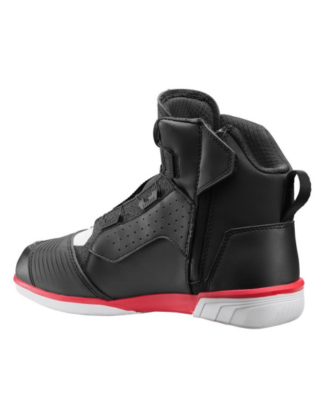 Ghete moto Urban/Roadster barbati All Season Ixon model Vyper WP MS culoare: negru/alb/rosu (100% waterproof)