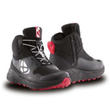 Ghete moto Urban/Adventure barbati All Season Ixon model Snake WP MS culoare: negru/alb/rosu