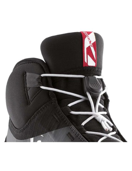 Ghete moto Urban/Adventure barbati All Season Ixon model Snake WP MS culoare: negru/alb/rosu