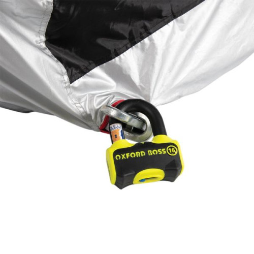 Husa motociclete tricicluri - Piaggio MP3 - Yamaha Tricity exterior Oxford Aquatex MP3/3 Wheeler (gri-negru) - waterproof 2