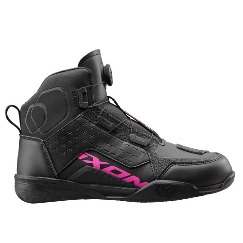 Ghete moto Urban/Roadster femei All Season Ixon model Vyper WP LS culoare: negru/fuchsia (roz) (100% waterproof) 2