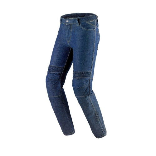 Blugi (jeans) moto femei Seventy model SD-PJ8 tip Slim fit culoare: albastru (insertii Aramid Kevlar) 2