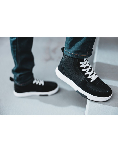 Ghete moto Urban femei vara Ixon model Ghost Air LS culoare: negru/alb