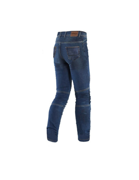 Blugi (jeans) moto femei Seventy model SD-PJ8 tip Slim fit culoare: albastru (insertii Aramid Kevlar)