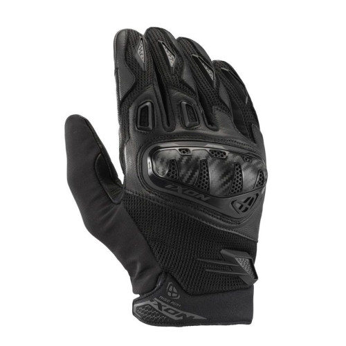 Manusi barbati Roadster vara piele/textil Ixon model Rise Air 2 MS culoare: negru - degete tactile