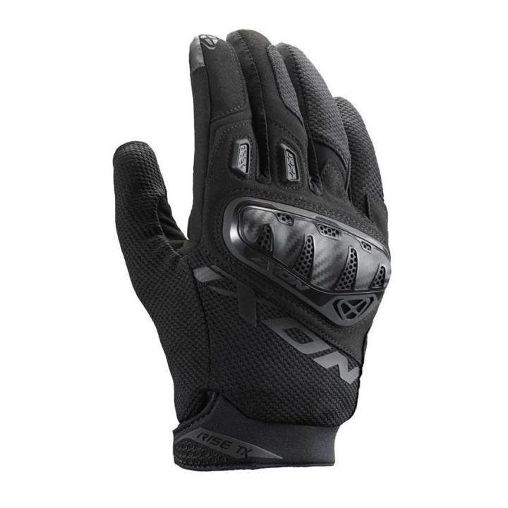 Manusi barbati Roadster vara textil Ixon model Rise TX MS culoare: negru - degete tactile