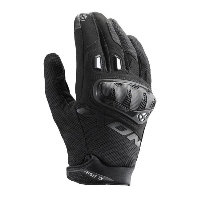 Manusi barbati Roadster vara textil Ixon model Rise TX MS culoare: negru/alb - degete tactile