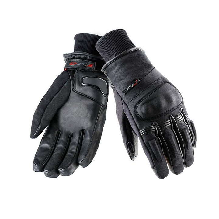Manusi barbati iarna Seventy model SD-C9 negru – WinterTex - degete tactile