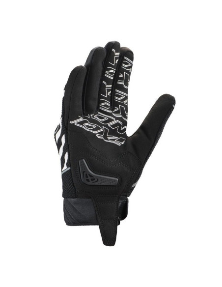 Manusi barbati Roadster vara textil Ixon model Venum Hurry culoare: negru/gri/alb – degete tactile