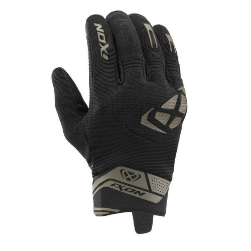 Manusi barbati Roadster vara textil/piele Ixon model MIG 2 MS culoare: negru/khaki - degete tactile
