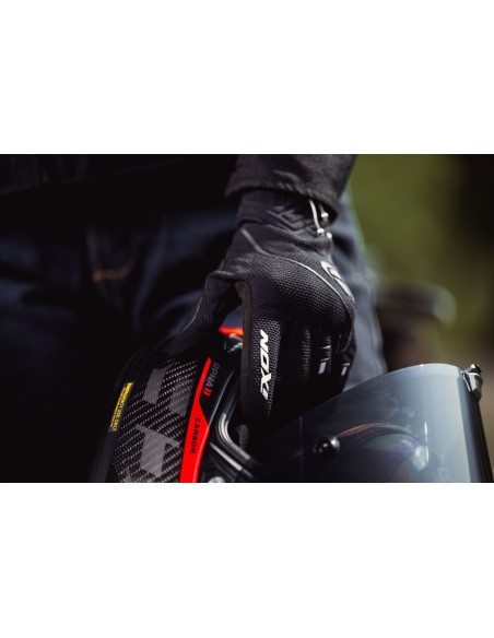 Manusi barbati Roadster vara Ixon model Hurricane 2 MS culoare: negru/alb – degete tactile