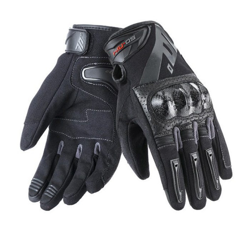 Manusi barbati Racing/Naked vara Seventy model SD-N14 negru/gri - degete tactile