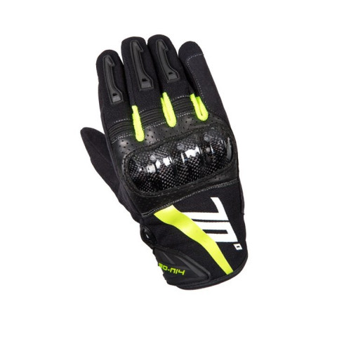 Manusi barbati Racing/Naked vara Seventy model SD-N14 negru/galben - degete tactile 2