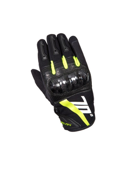 Manusi barbati Racing/Naked vara Seventy model SD-N14 negru/galben - degete tactile