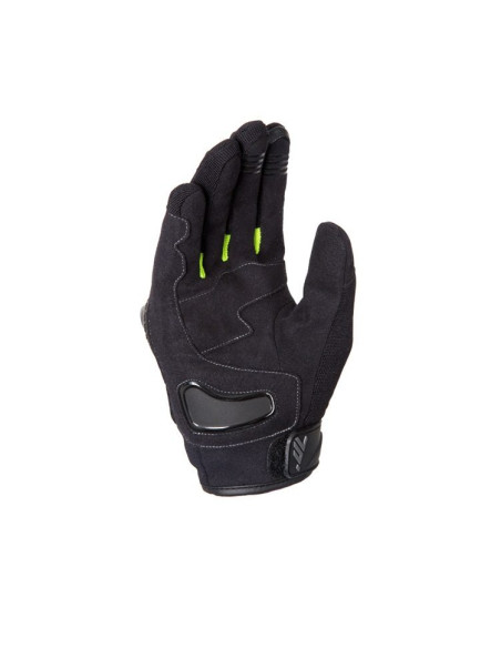 Manusi barbati Racing/Naked vara Seventy model SD-N14 negru/galben - degete tactile
