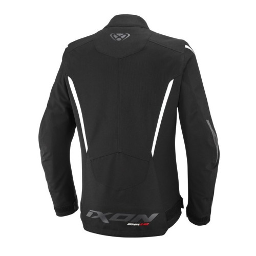 Geaca (jacheta) motociclete femei Racing/Roadster Ixon vara model Striker 2 AIR WP LS culoare: negru/alb 2