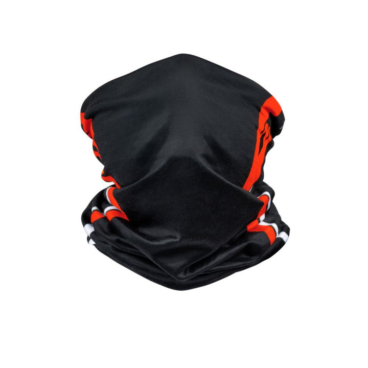 Guler (protectie termica gat - necktube) All season Ixon model Void MS - culoare: negru/alb/rosu