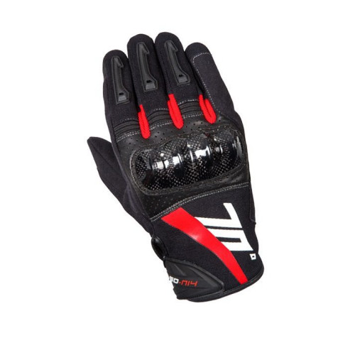 Manusi barbati Racing/Naked vara Seventy model SD-N14 negru/rosu - degete tactile 2