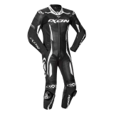 Costum (combinezon) motociclete barbati piele Ixon vara model Vortex 2 MS culoare: negru/alb