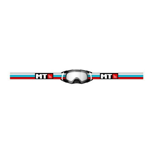 Ochelari MT off road (cross-enduro) MX EVO Infinity A0 albi - culoare: alb