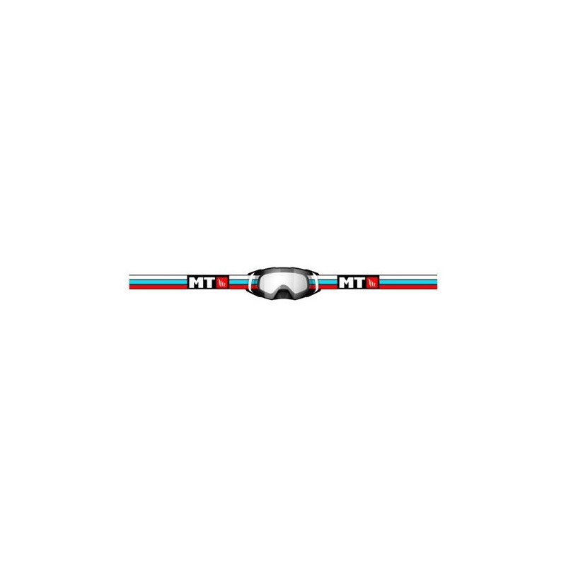 Ochelari MT off road (cross-enduro) MX EVO Infinity A0 albi - culoare: alb
