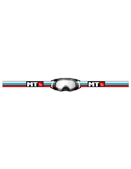 Ochelari MT off road (cross-enduro) MX EVO Infinity A0 albi - culoare: alb