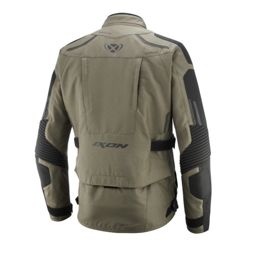 Geaca (jacheta) motociclete barbati Touring/Adventure Ixon All season model Midgard MS culoare: khaki/negru 2