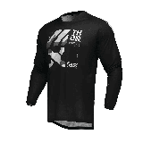 Tricou (bluza) cross-enduro Thor model Launchmode Forge culoare: negru/alb/gri