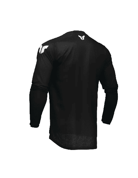 Tricou (bluza) cross-enduro Thor model Launchmode Forge culoare: negru/alb/gri