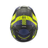 Casca integrala MT Thunder 4 SV Lumex B27 albastru/galben mat (ochelari soare integrati)