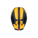 Casca MT Streetfighter SV S Totem C3 galben mat (ochelari soare integrati) - masca (protectie) barbie si cozoroc detasabile - om