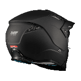 Casca MT Streetfighter SV S Pure A1 negru mat (ochelari soare integrati) - masca (protectie) barbie si cozoroc detasabile - omol