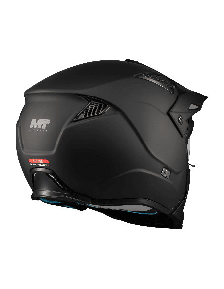 Casca MT Streetfighter SV S Pure A1 negru mat (ochelari soare integrati) - masca (protectie) barbie si cozoroc detasabile - omol