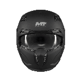 Casca MT Streetfighter SV S Pure A1 negru mat (ochelari soare integrati) - masca (protectie) barbie si cozoroc detasabile - omol