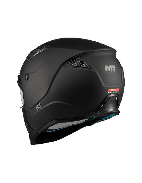 Casca MT Streetfighter SV S Pure A1 negru mat (ochelari soare integrati) - masca (protectie) barbie si cozoroc detasabile - omol