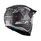 Casca MT Streetfighter SV S Belic B2 gri/negru mat (ochelari soare integrati) - masca (protectie) barbie si cozoroc detasabile -