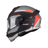 Casca modulabila MT Genesis SV Raccoon B5 rosu mat Pinlock ready - omologare noua ECE 22.06 - tip viziera: MT-V-25