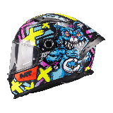 Casca integrala MT Braker SV Crazy Teddy B7 (ochelari soare integrati) - tip viziera: MT-V-28B - DKS435 - punctaj maxim SHARP Te