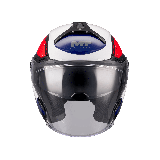 Casca open face motociclete MT Cosmo SV Icarus A5 rosu lucios (ochelari soare integrati) - tip viziera: MT-V-37
