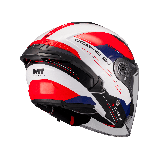 Casca open face motociclete MT Cosmo SV Icarus A5 rosu lucios (ochelari soare integrati) - tip viziera: MT-V-37