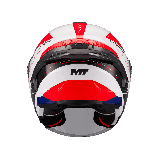 Casca open face motociclete MT Cosmo SV Icarus A5 rosu lucios (ochelari soare integrati) - tip viziera: MT-V-37