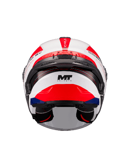 Casca open face motociclete MT Cosmo SV Icarus A5 rosu lucios (ochelari soare integrati) - tip viziera: MT-V-37