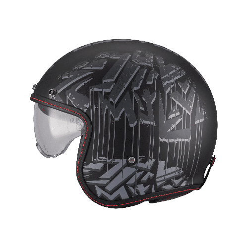 Casca open face motociclete MT Le Mans 2 S SV Dystopic B12 mat (ochelari soare integrati) - omologare noua ECE 22.06 2