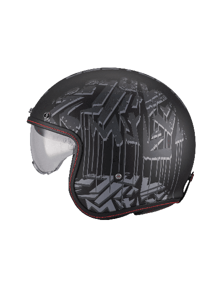 Casca open face motociclete MT Le Mans 2 S SV Dystopic B12 mat (ochelari soare integrati) - omologare noua ECE 22.06