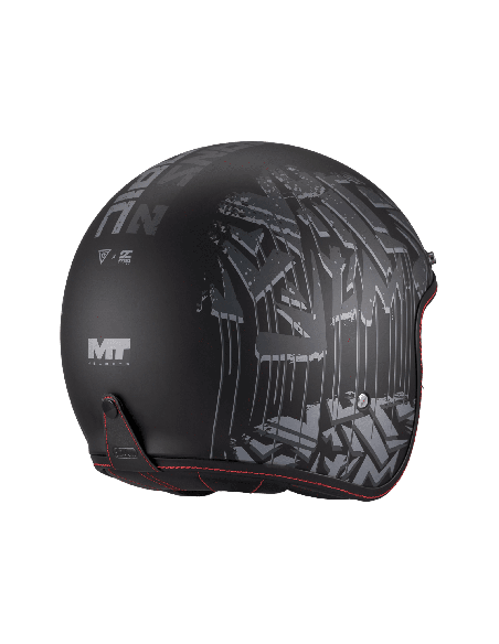 Casca open face motociclete MT Le Mans 2 S SV Dystopic B12 mat (ochelari soare integrati) - omologare noua ECE 22.06