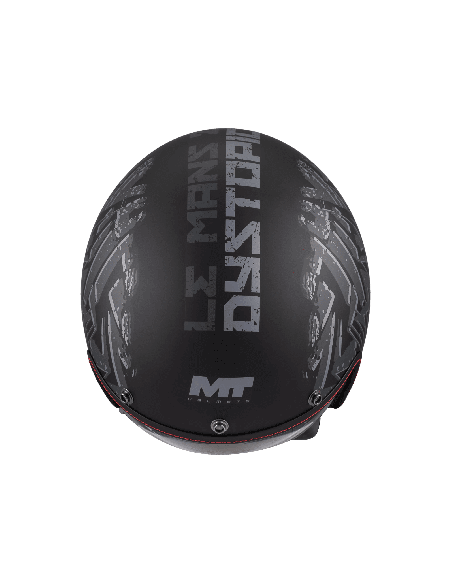 Casca open face motociclete MT Le Mans 2 S SV Dystopic B12 mat (ochelari soare integrati) - omologare noua ECE 22.06