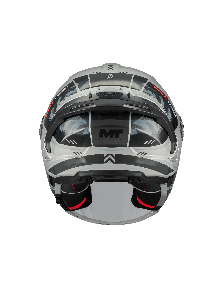 Casca open face motociclete MT Cosmo SV Arrow C2 gri lucios (ochelari soare integrati) - tip viziera: MT-V-37